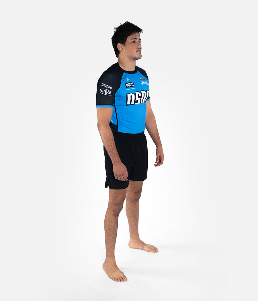 NSNP Ranked Rashguard Shortsleeve - Blue Rashguard XS