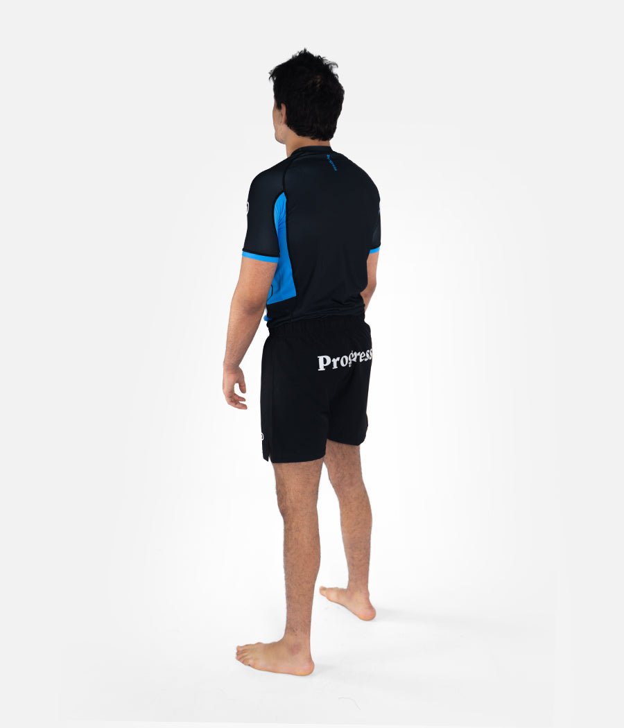 NSNP Ranked Rashguard Shortsleeve - Blue Rashguard