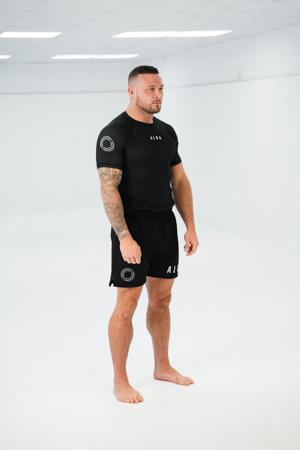 A L B A Club Board Shorts - Black Shorts