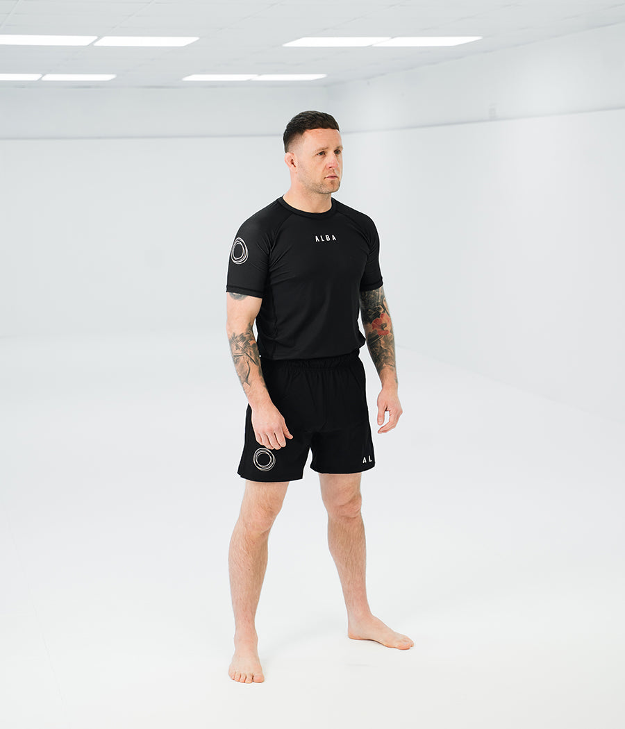 A L B A Club Rashguard - Black Rashguard XS