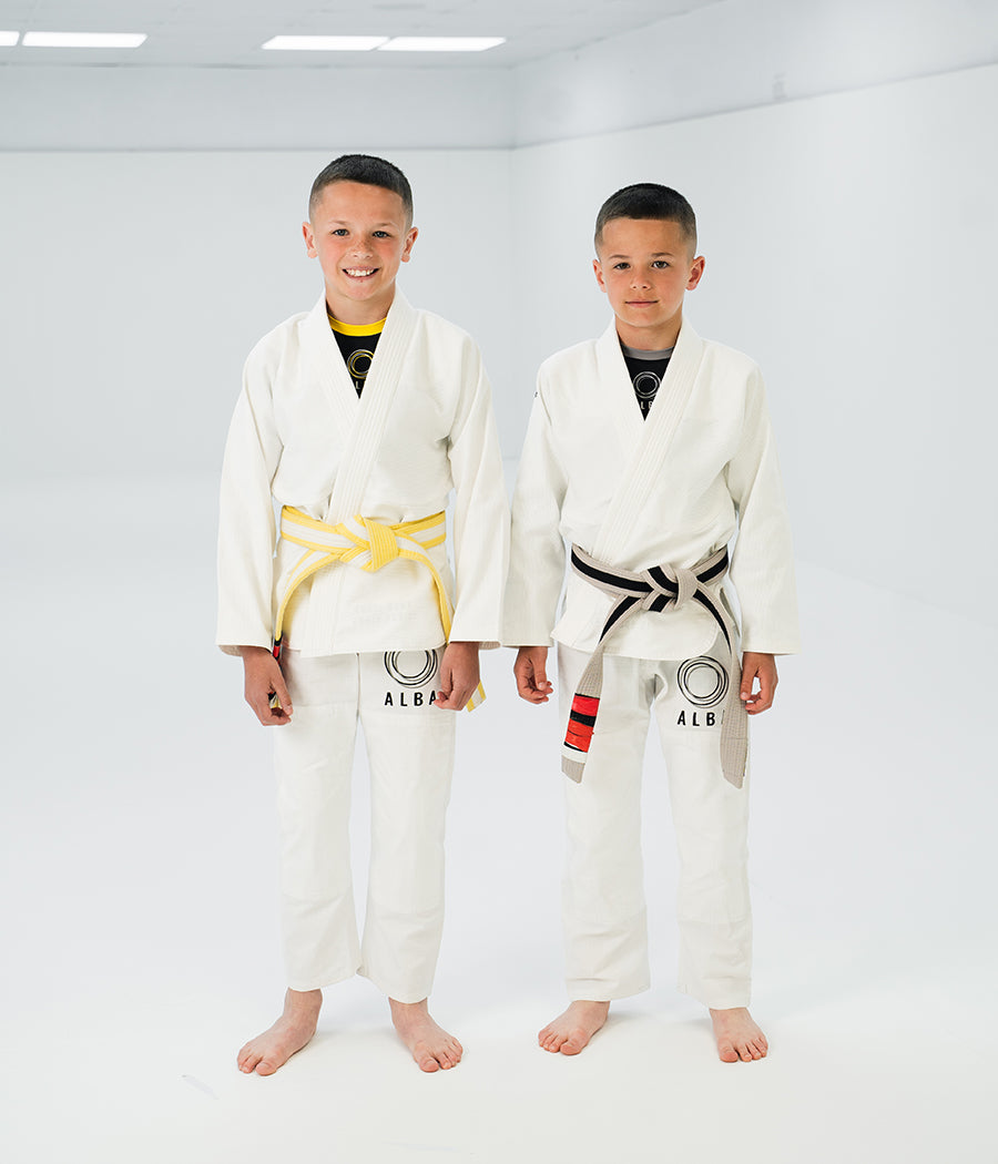 A L B A Kids Club Gi - White Kimono