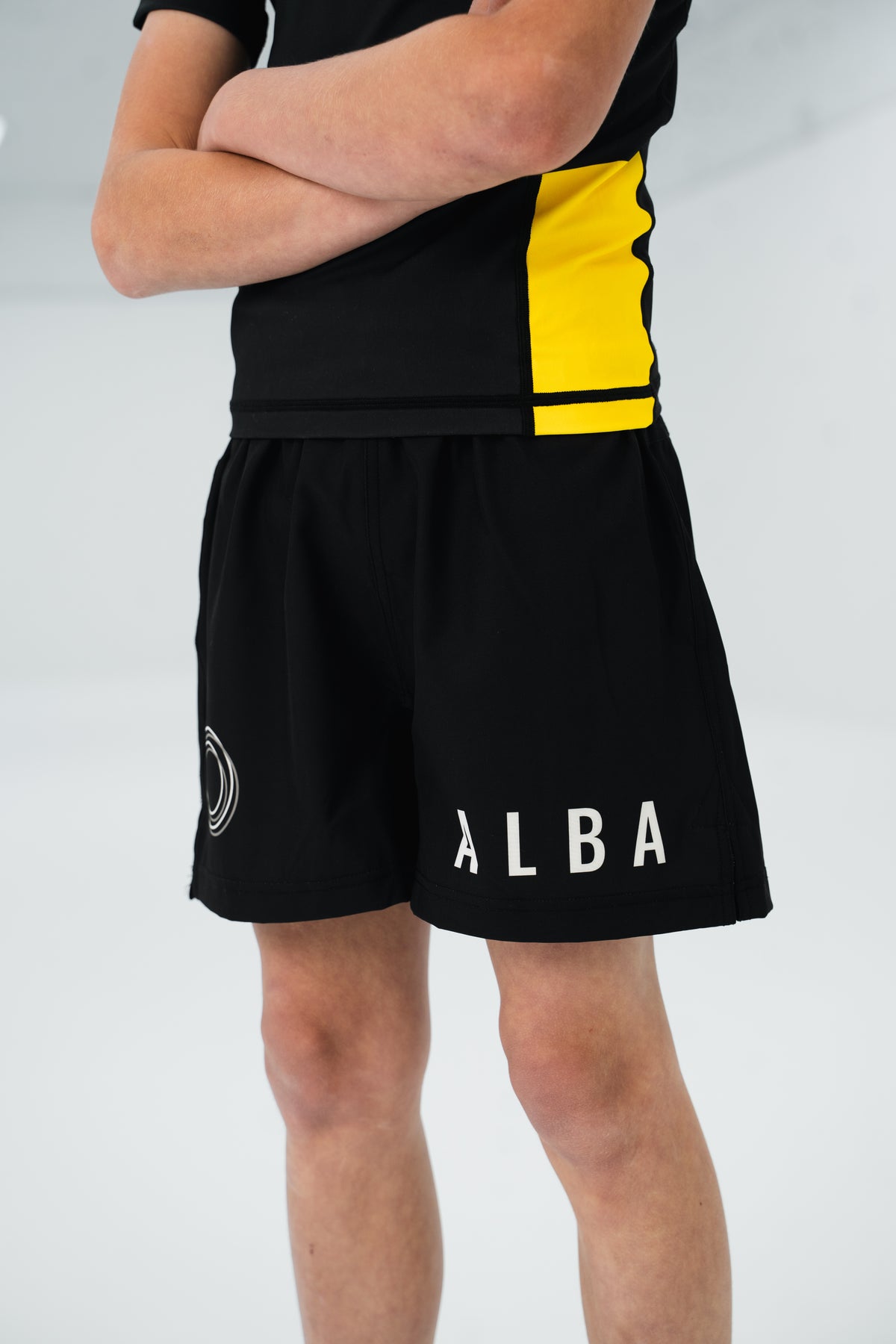 A L B A Kids Club Board Shorts - Black Shorts