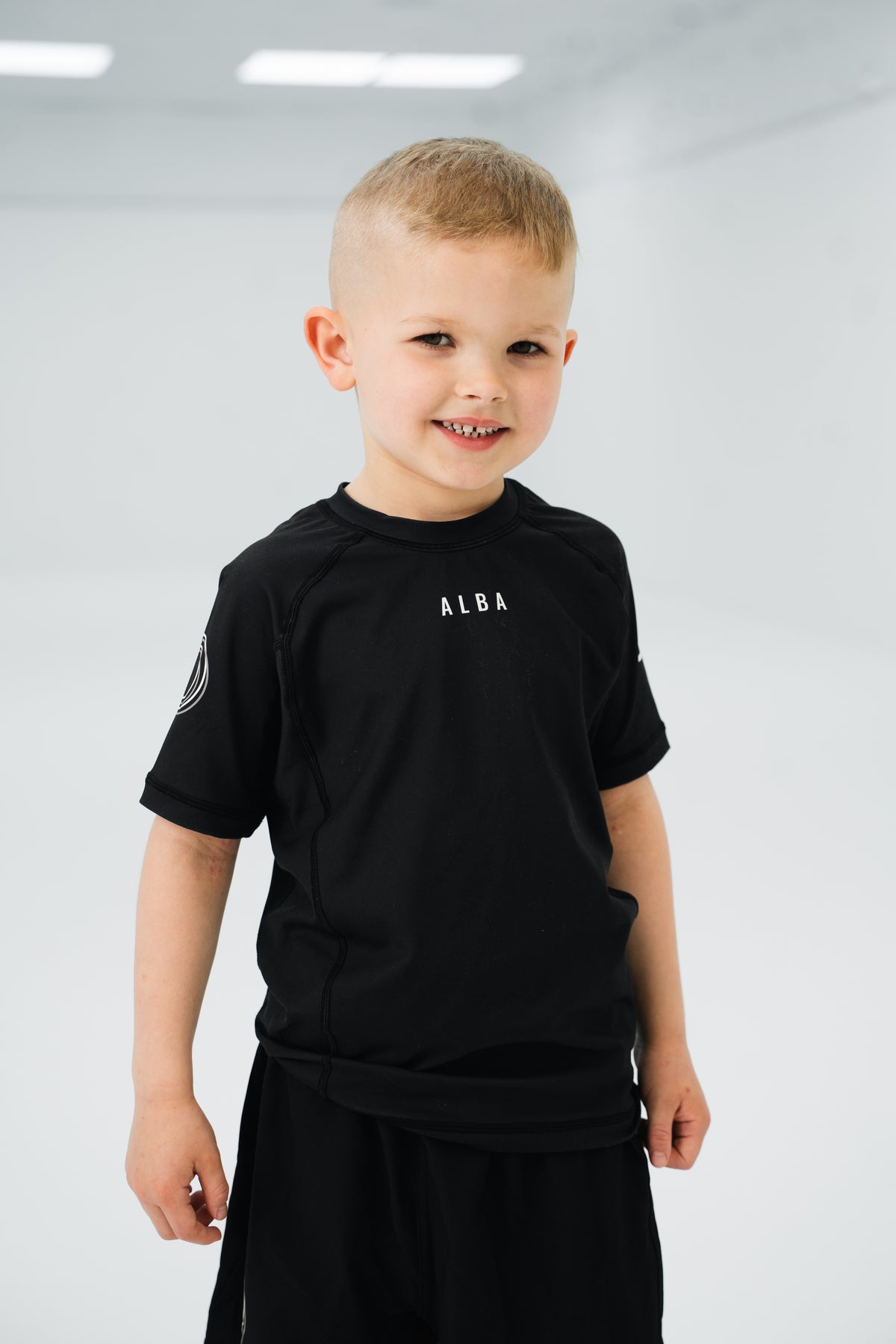 A L B A Kids Club Rashguard - Black Rashguard XS
