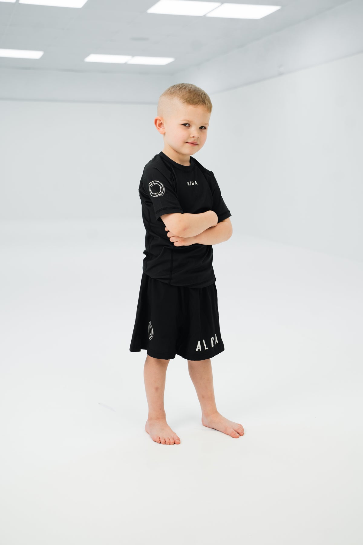 A L B A Kids Club Rashguard - Black Rashguard