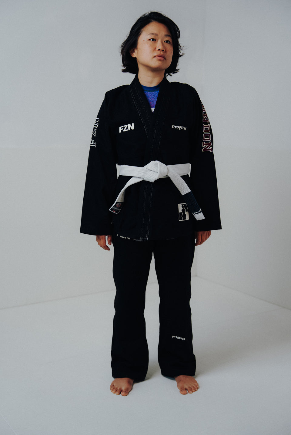 FZN Women's Varsity Club Gi - Black Kimono