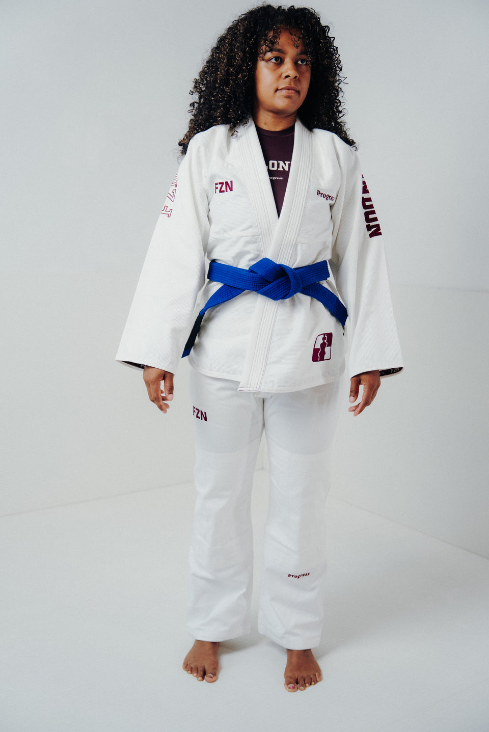 FZN Women's Varsity Club Gi - White Kimono