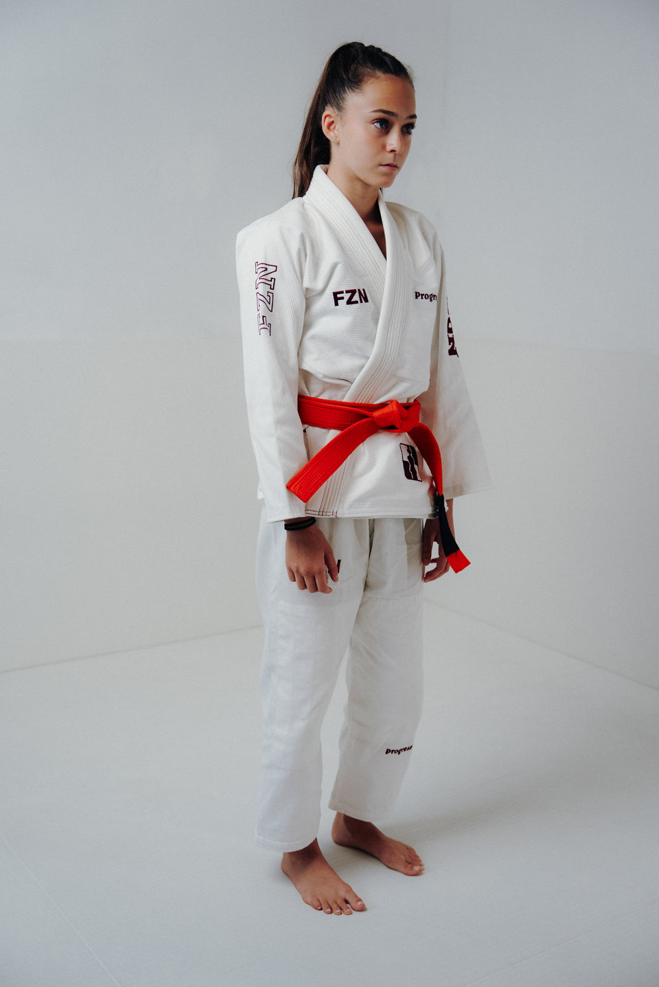 FZN Kids Varsity Club Gi - White Kimono