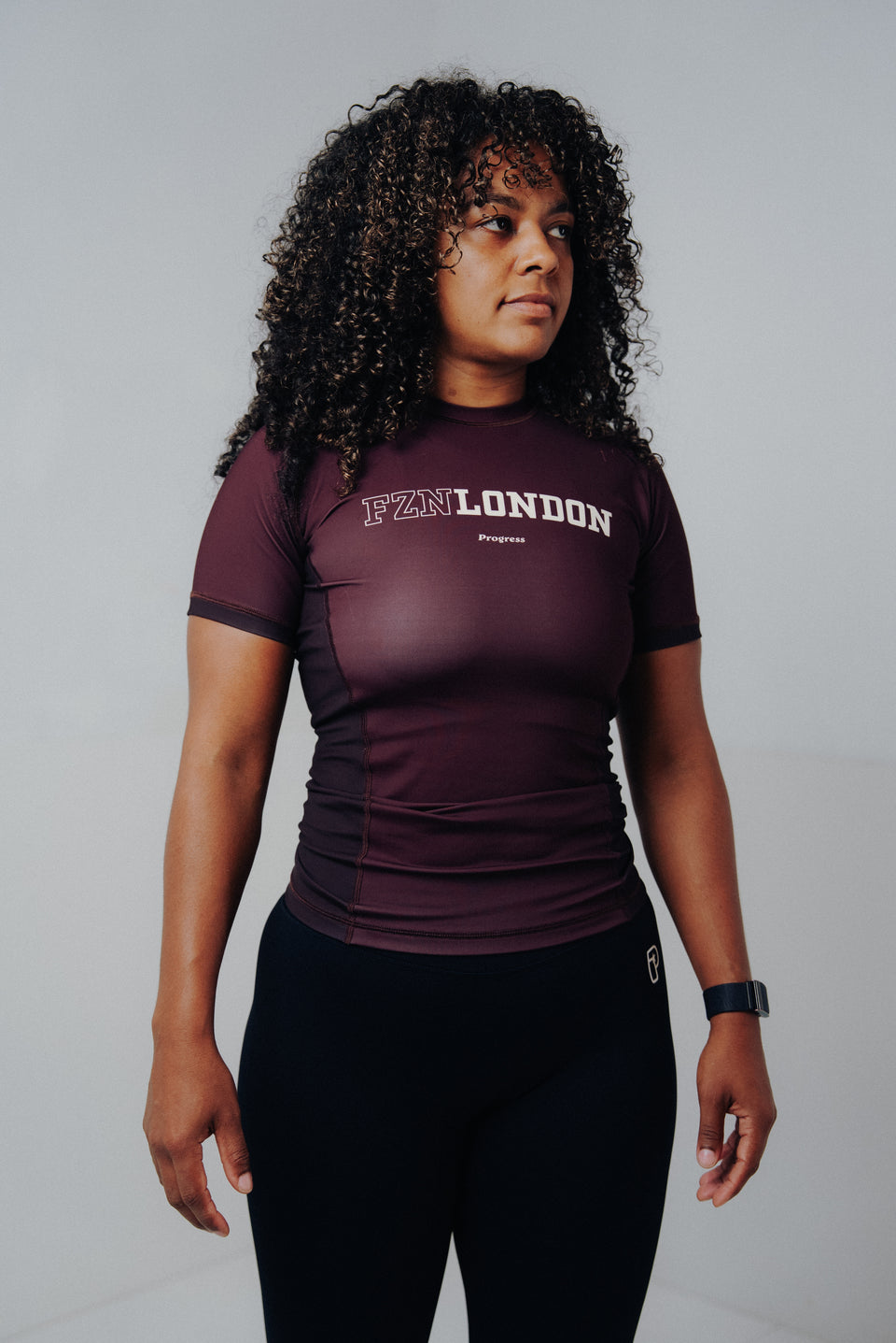 FZN Women's Varsity Rashguard - Black Rashguard