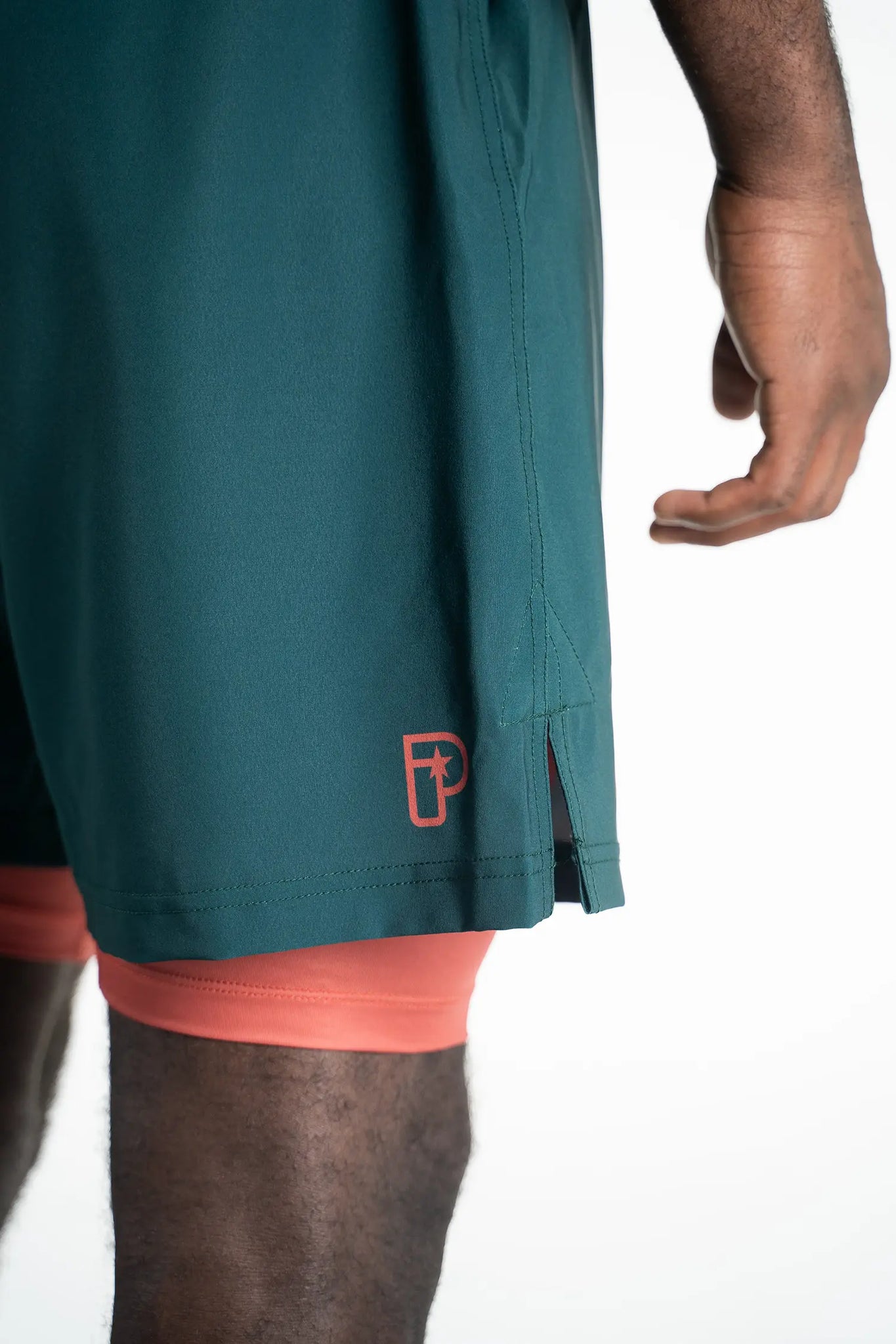 Academy + Deep Forest Green Hybrid Shorts Shorts
