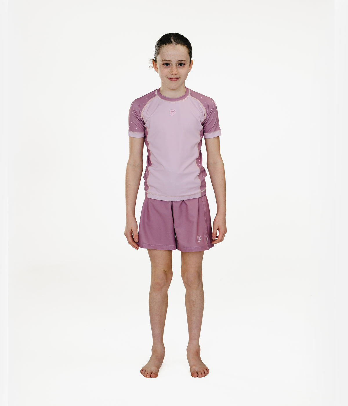 Kids Academy + Baby Pink Hybrid Shorts Shorts