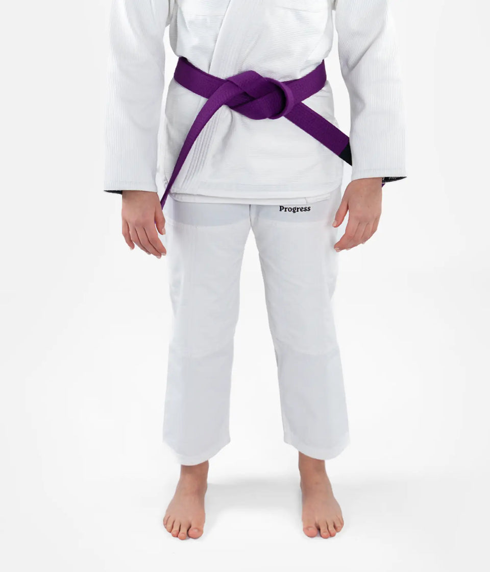 Women's BJJ Pants - White Pants F1 Cotton