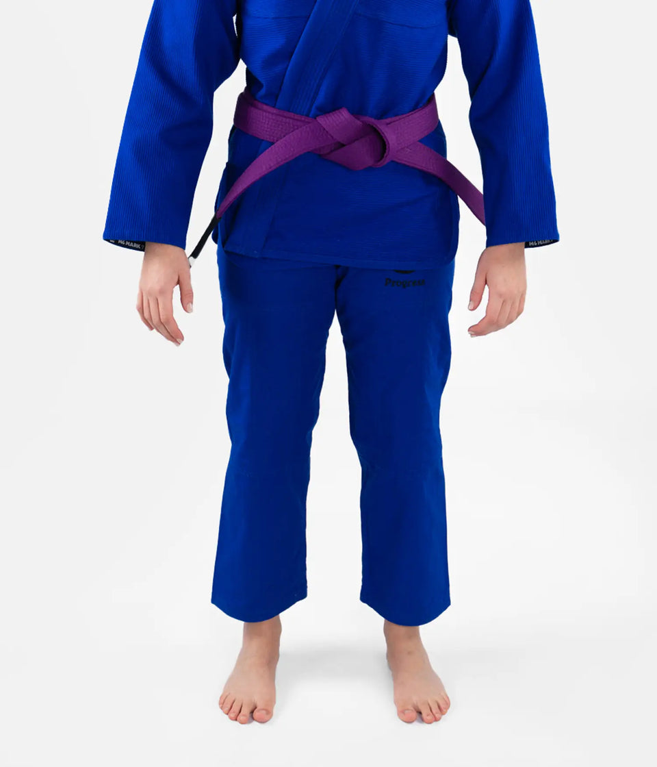 Women's BJJ Pants - Blue Pants F1 Cotton