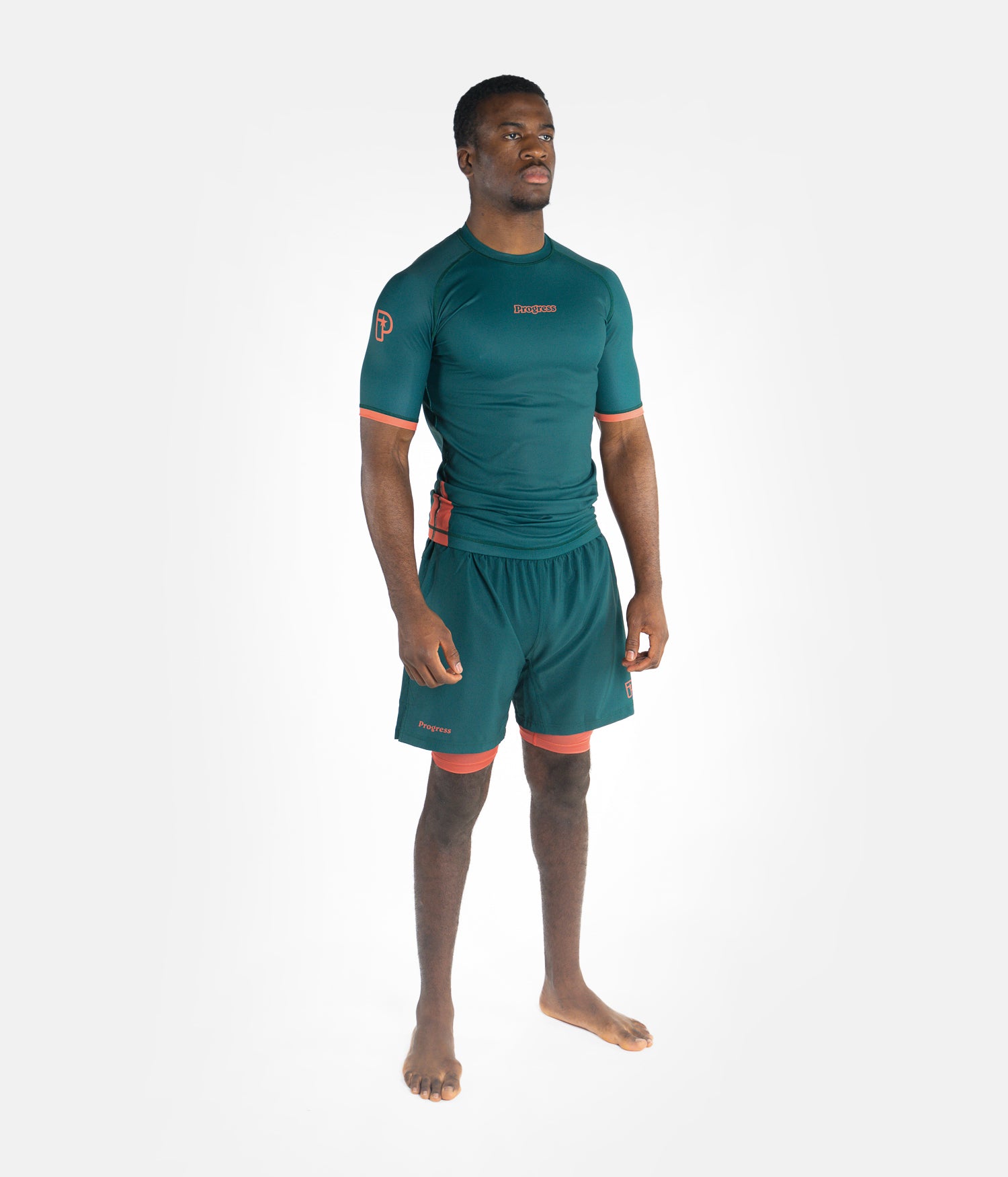 Academy + Deep Forest Green Rashguard Rashguard