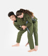 Kids Academy Gi - Forest Green (with FREE Whitebelt) Kimono