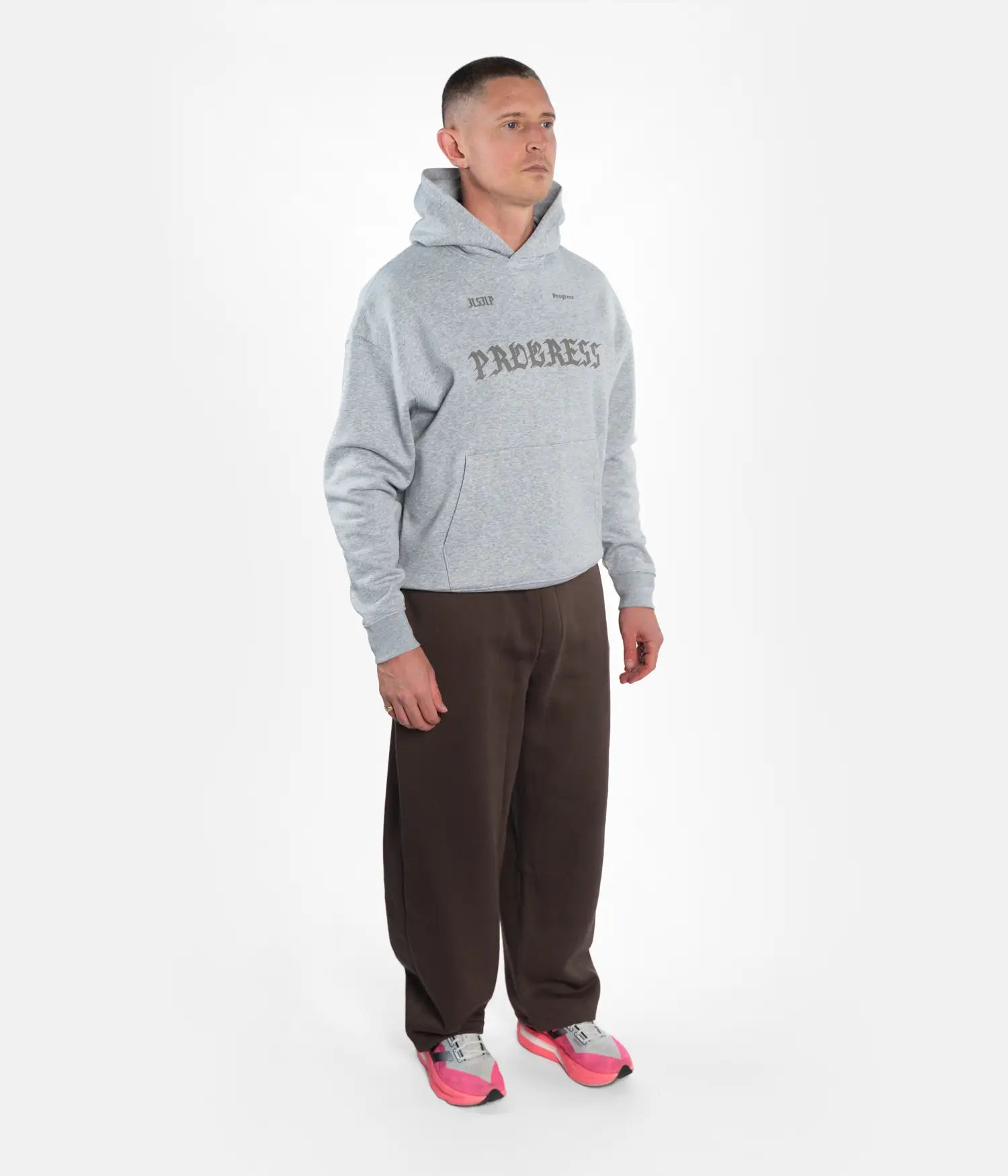 Hazed Ink Hoodie - Heather Grey Hoodie