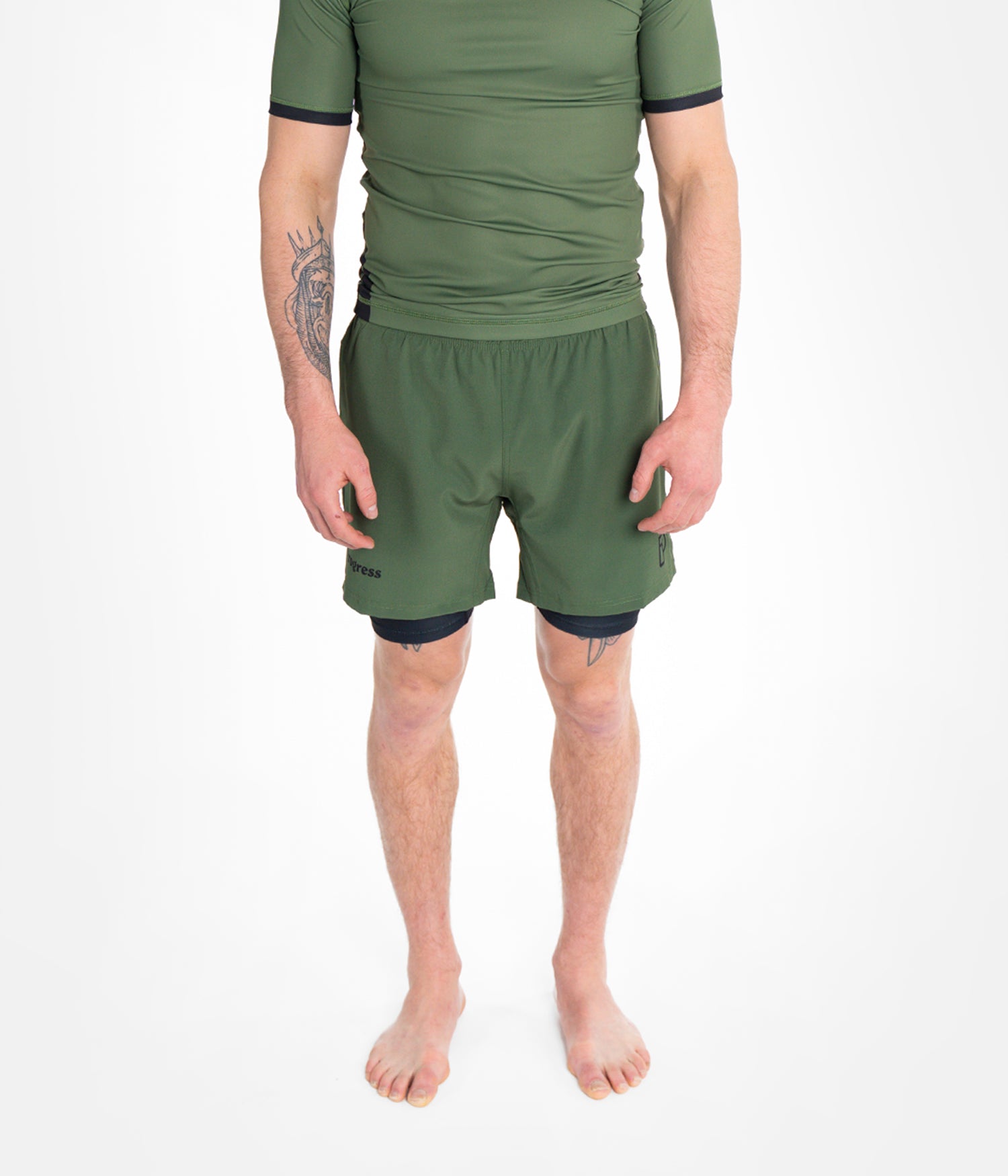 Academy + Hybrid Shorts - Khaki Shorts XS