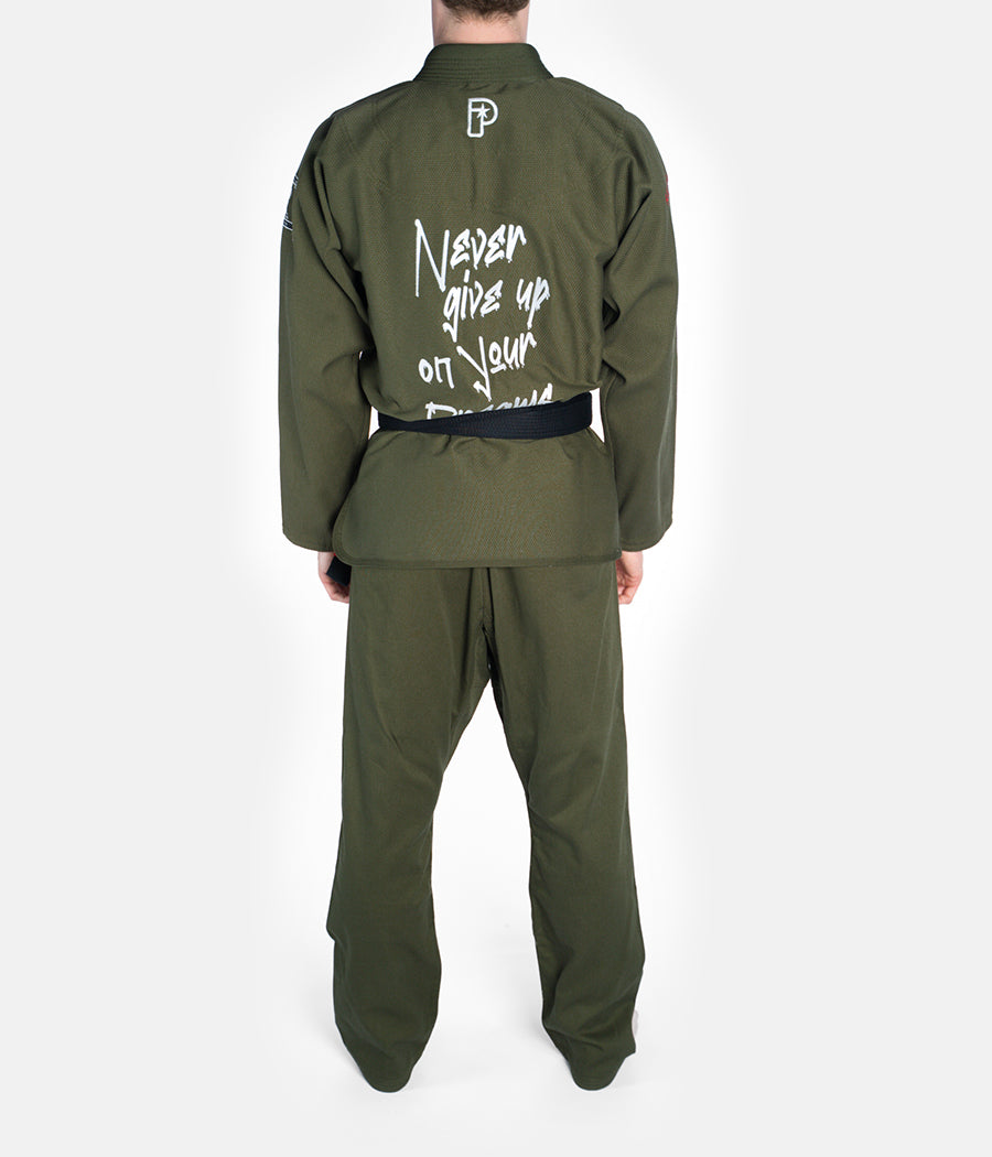 Believe Limited Edition Gi - Forest Green Kimono