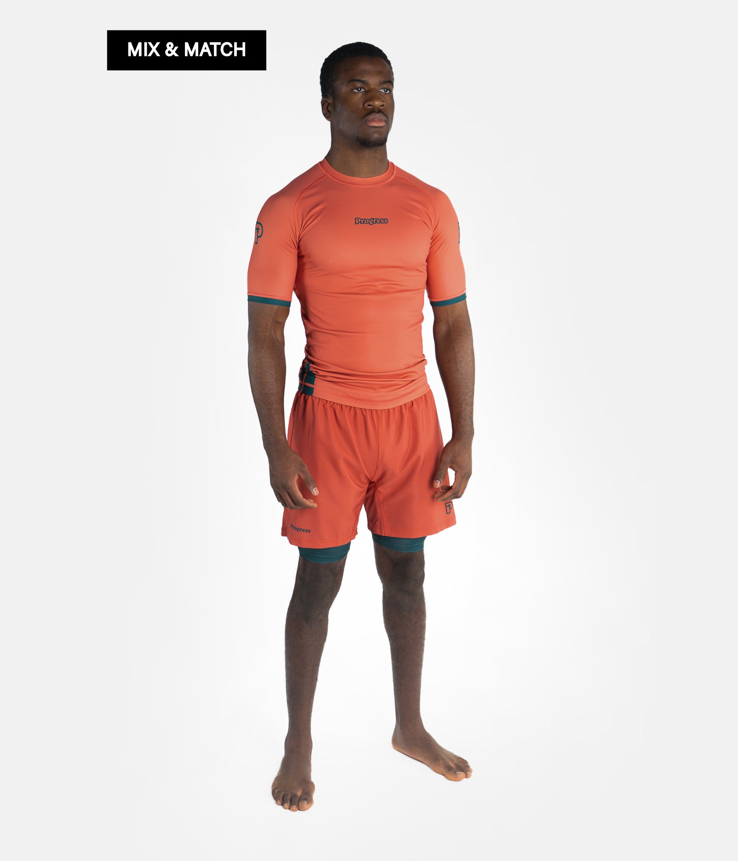 Academy + Peach Sunset Rashguard Rashguard