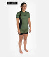 Academy + Khaki Women's Rashguard Rashguard XS