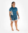 Women's Academy + Hybrid Shorts - Moonlight Blue Shorts