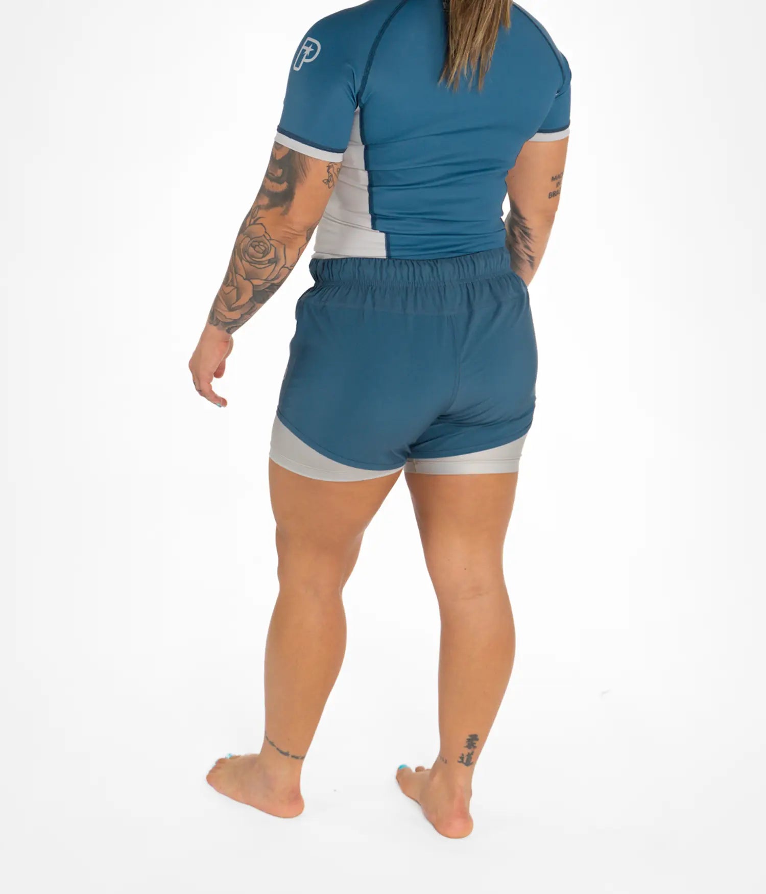 Women's Academy + Hybrid Shorts - Moonlight Blue Shorts