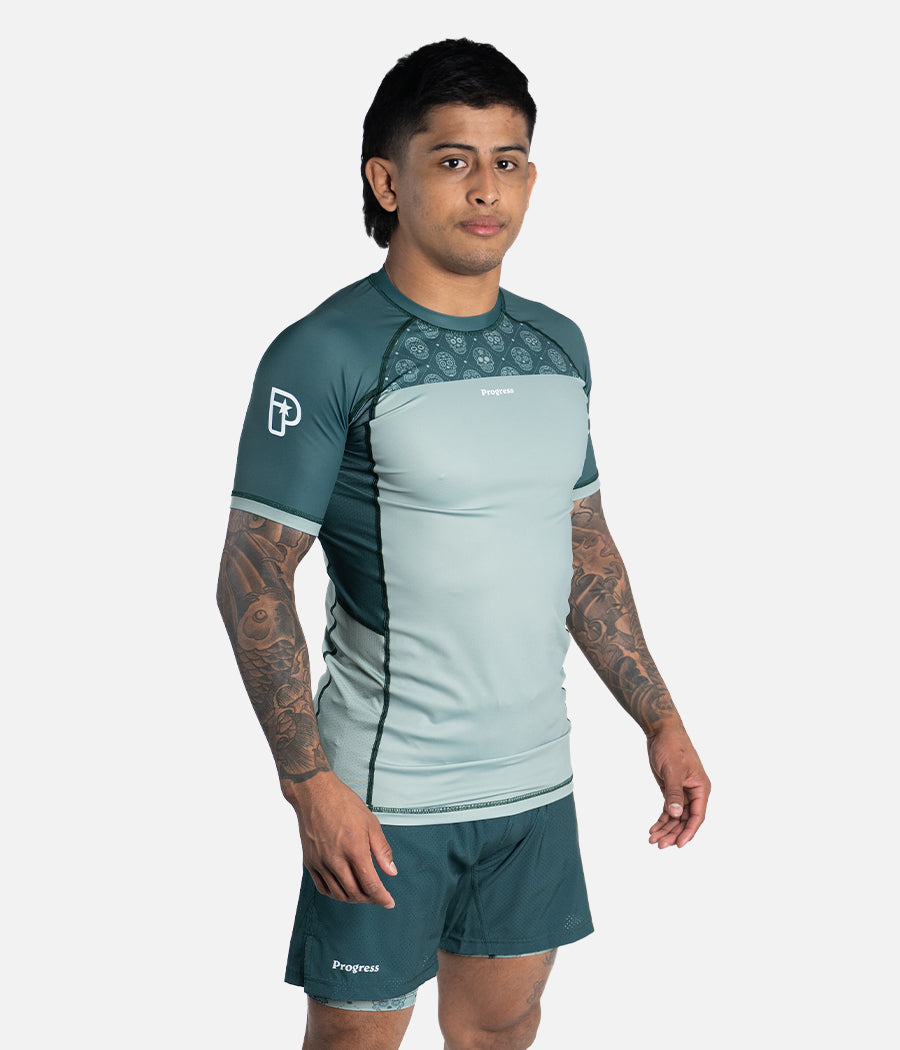 Calavera Rashguard - Olive Rashguard