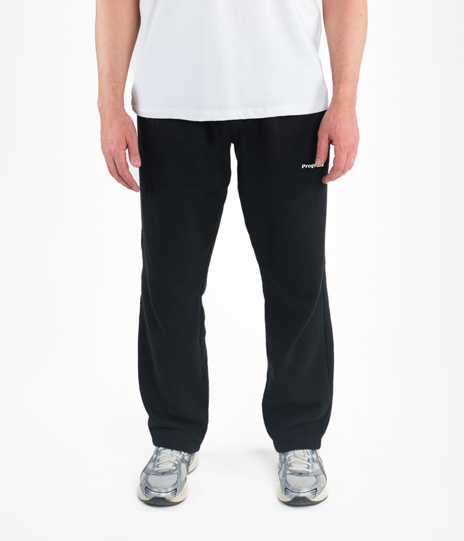 Progress Open Pleat Joggers - Black Joggers