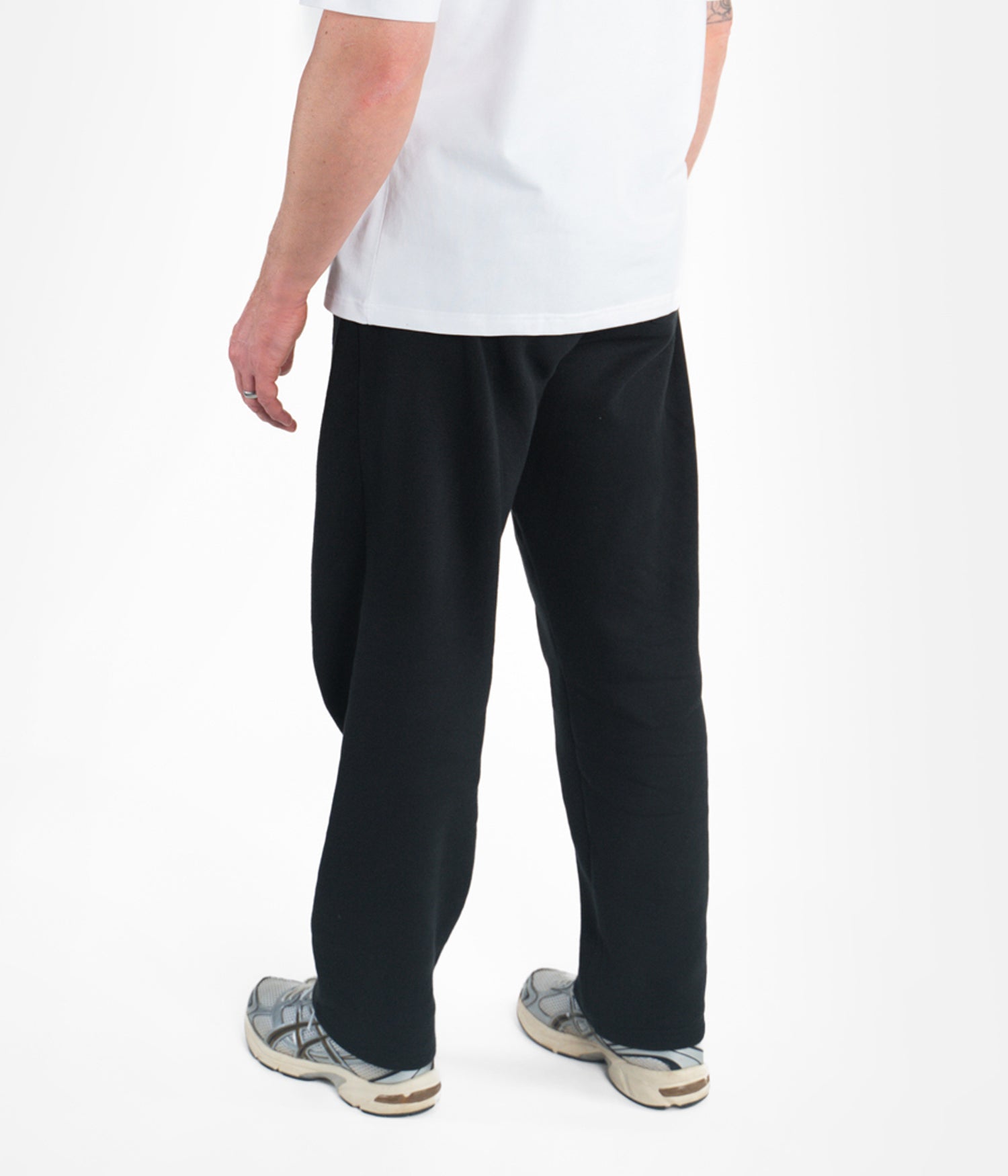 Progress Open Pleat Joggers - Black Joggers