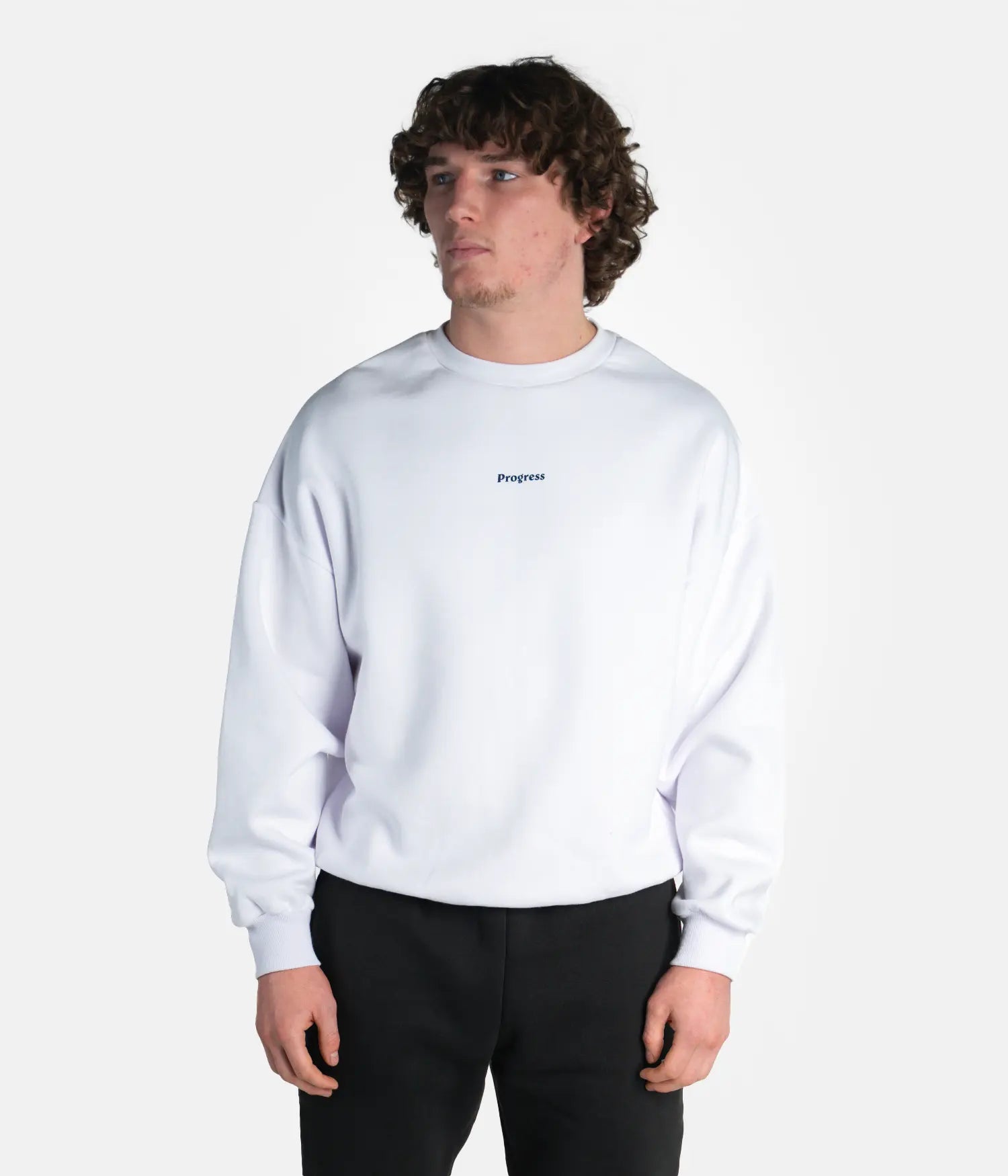 PRG Psychedelic Oversized Crewneck - White Crew