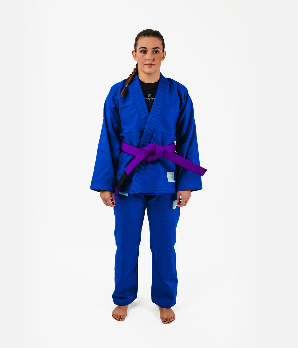 Women's Academy + Gi - Blue Kimono F1