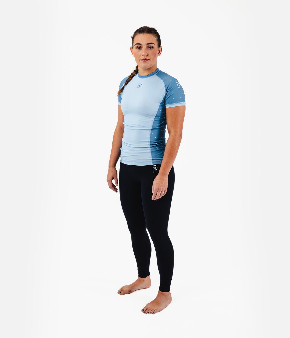 Women's Academy + Baby Blue Rashguard Rashguard