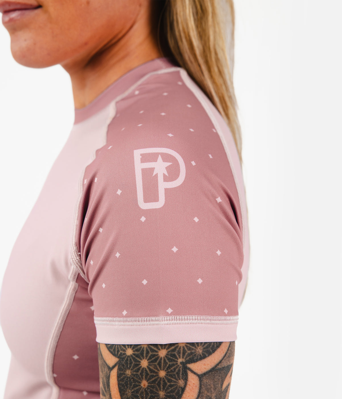 Women's Academy + Baby Pink Rashguard Rashguard