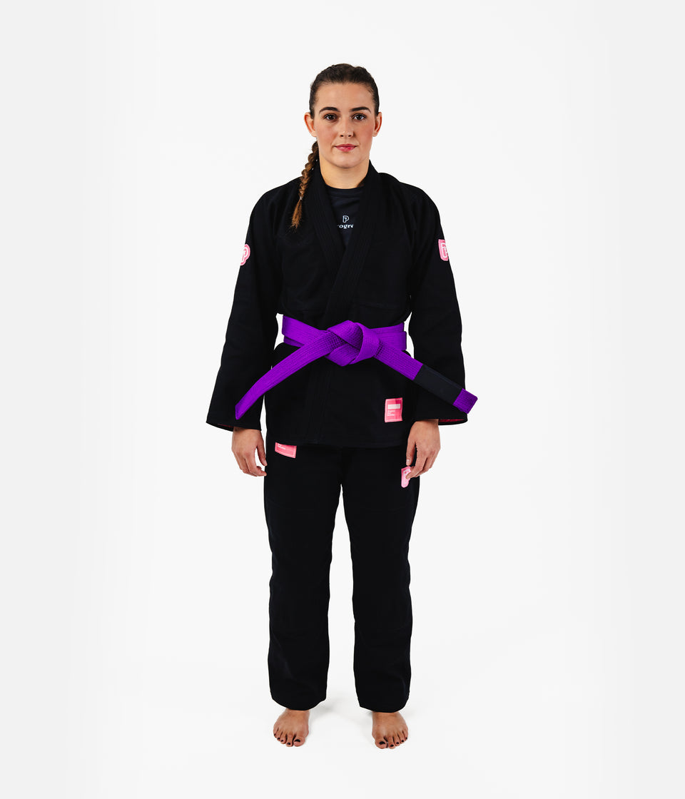 Women's Academy + Gi - Black Kimono