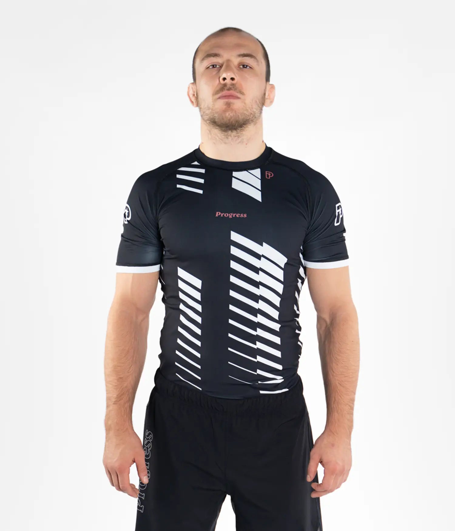 Ranked Rashguard 2026 - White/Black Rashguard