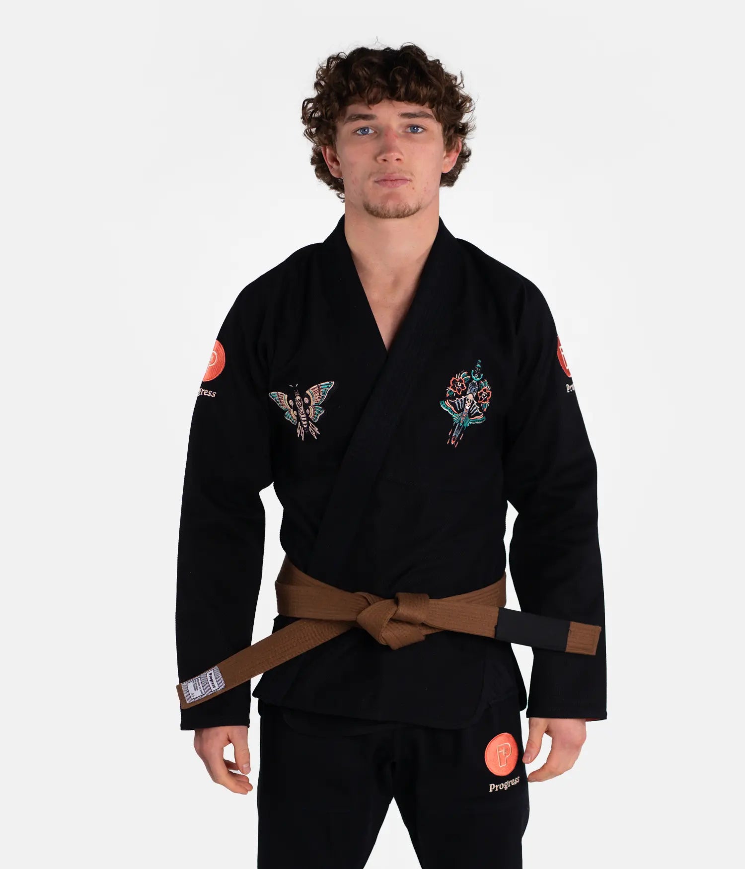 Sugar Skull Gi - Black Kimono