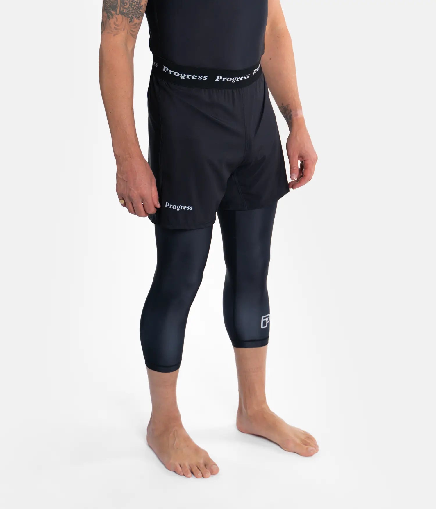 Academy 3/4 Spats - Black