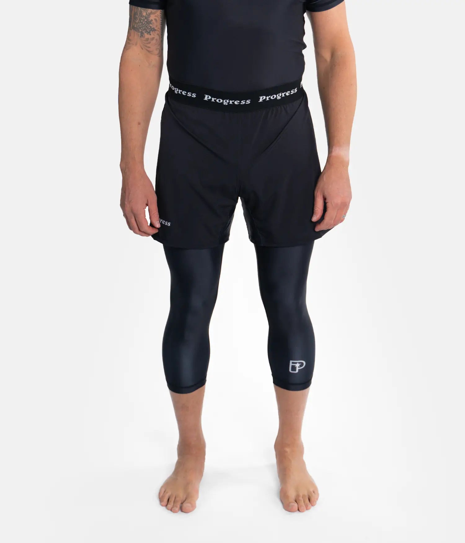Academy 3/4 Spats - Black