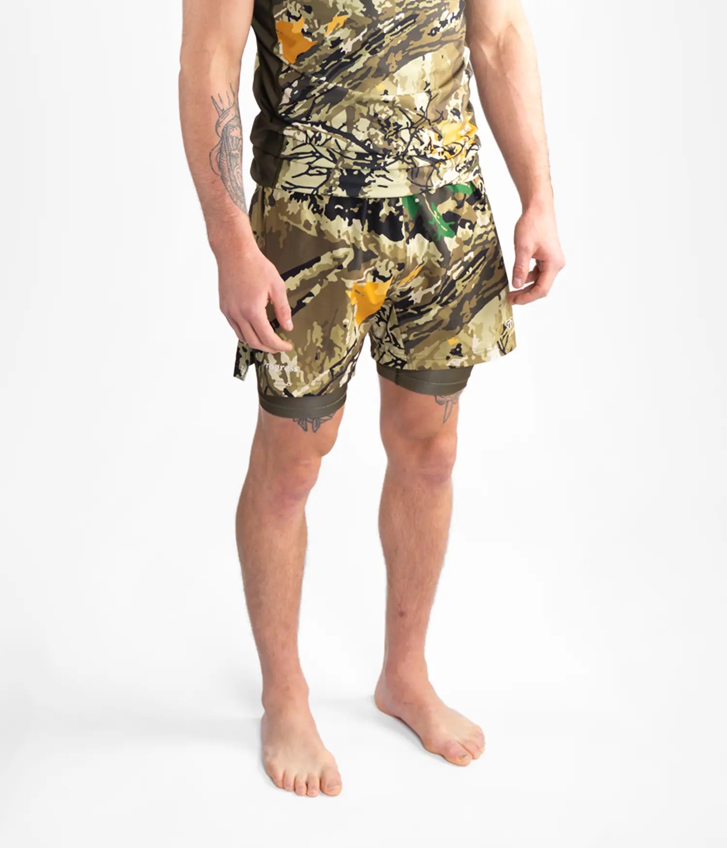 Woodland Camo Hybrid Shorts Shorts