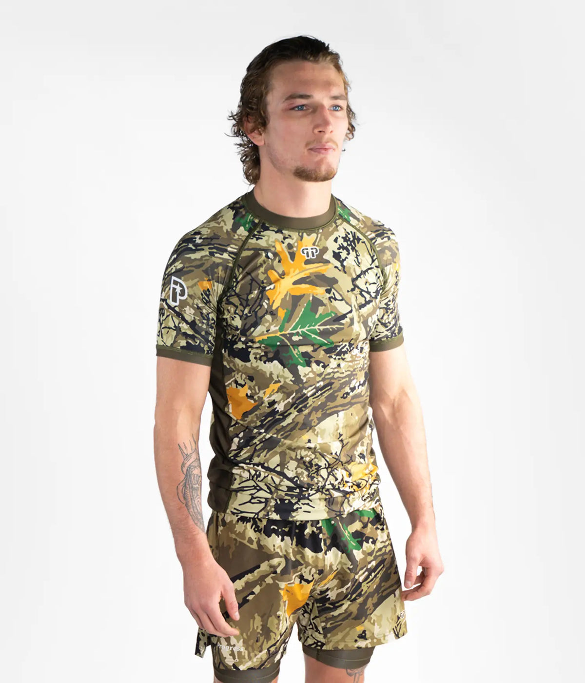 Woodland Camo Rashguard Rashguard
