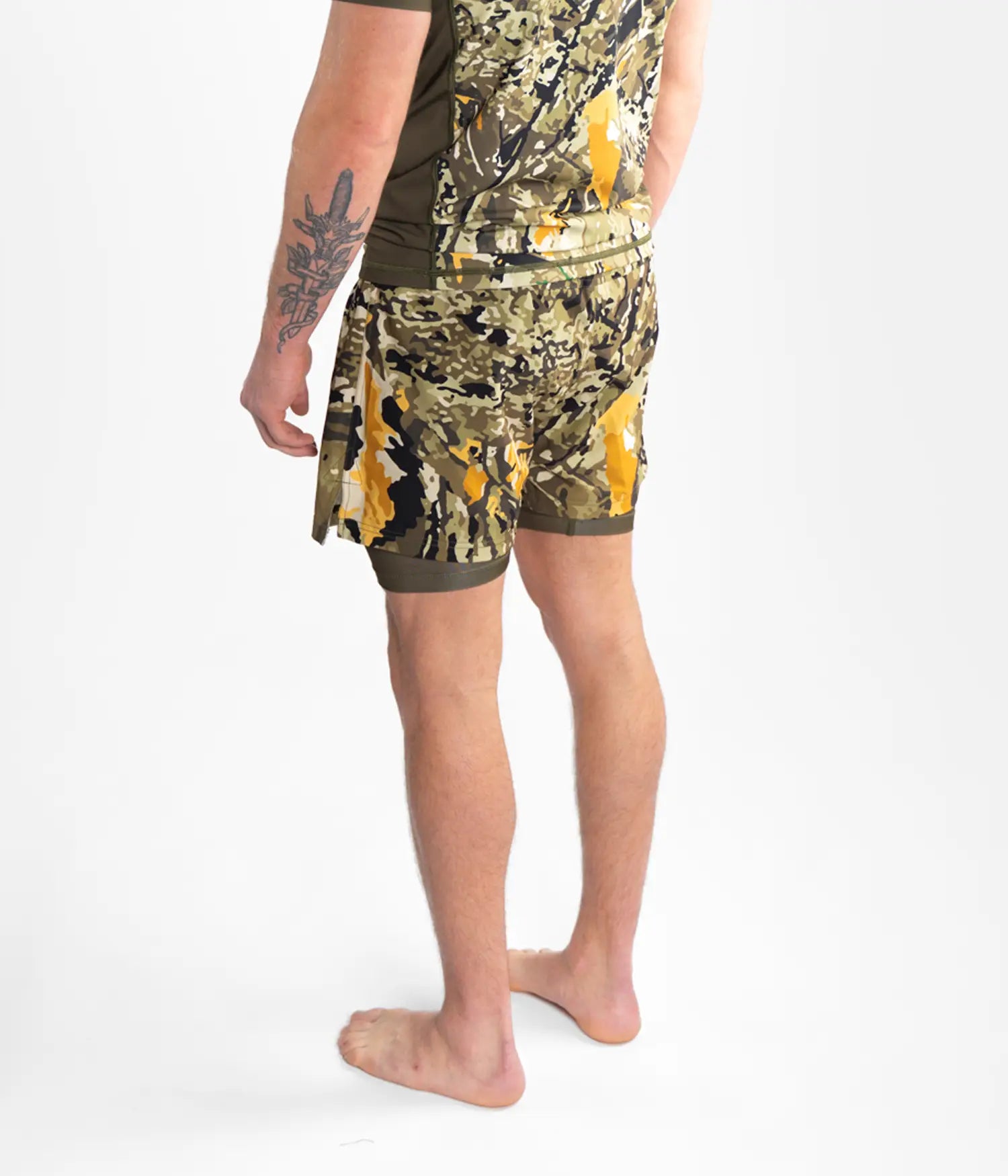 Woodland Camo Hybrid Shorts Shorts
