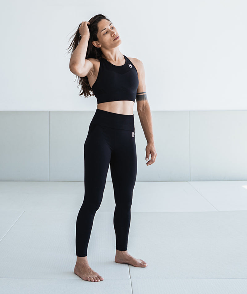 Ladies Pro Seamless Grappling Leggings - Black – Progress Jiu Jitsu UK