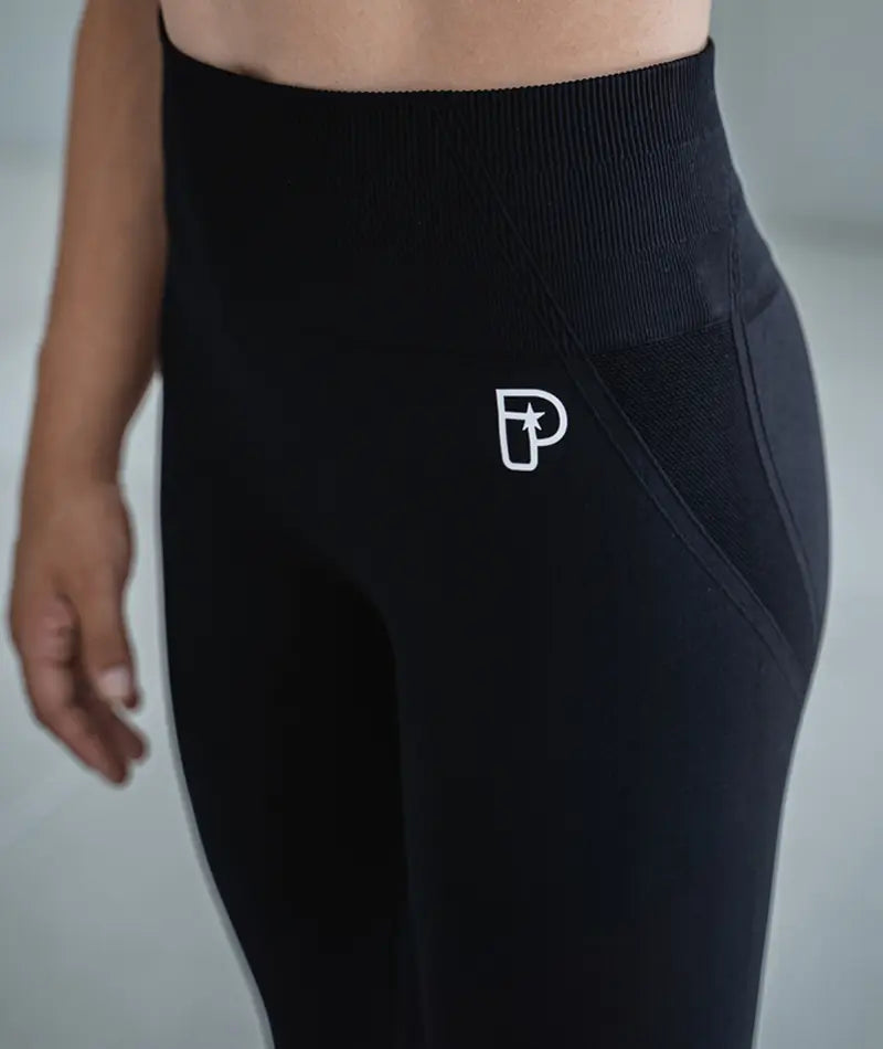 Women's Pro Seamless Grappling Leggings - Black Legging