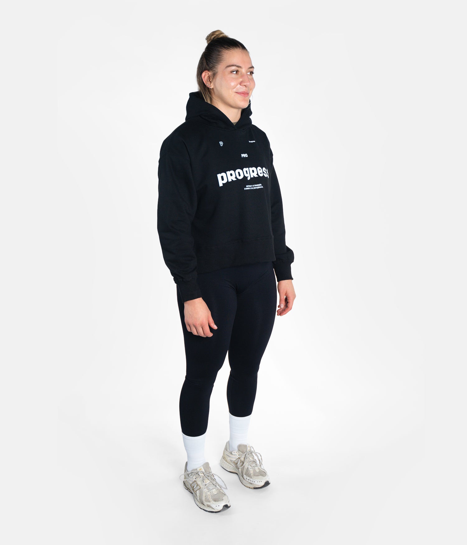 PRG Women’s Vital Cropped Hoodie - Black Hoodie