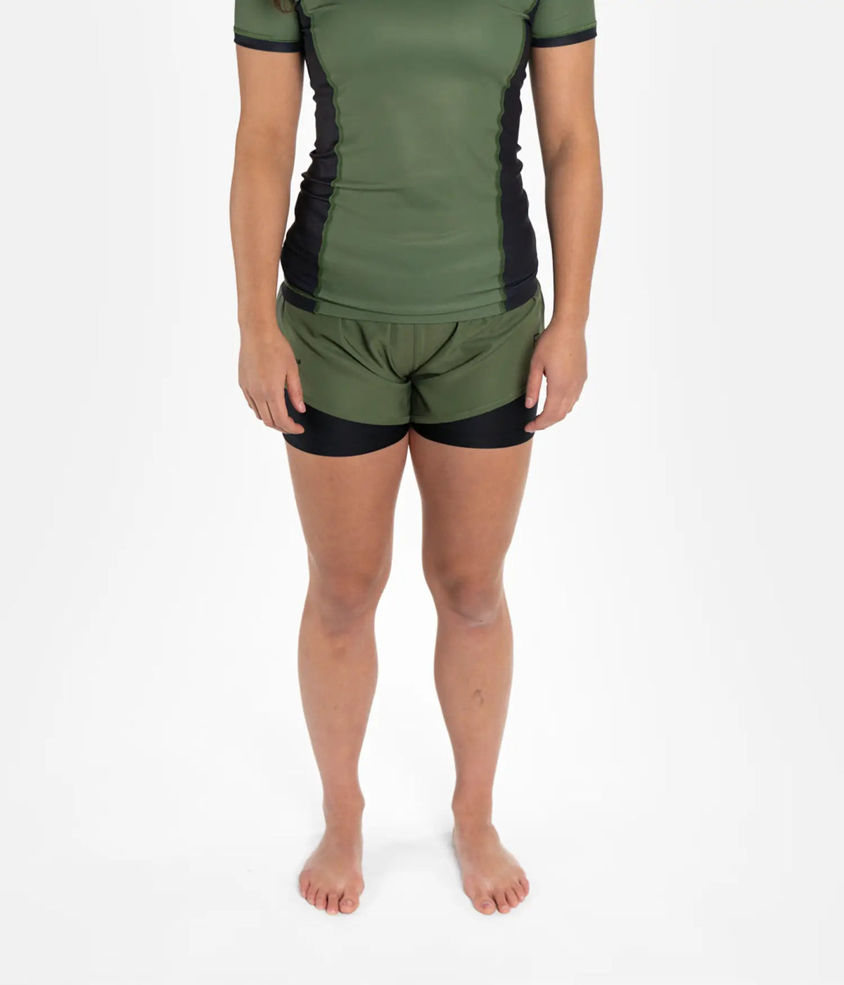 Academy + Khaki Women's Hybrid Shorts Shorts XS