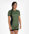 Academy + Khaki Women's Rashguard Rashguard