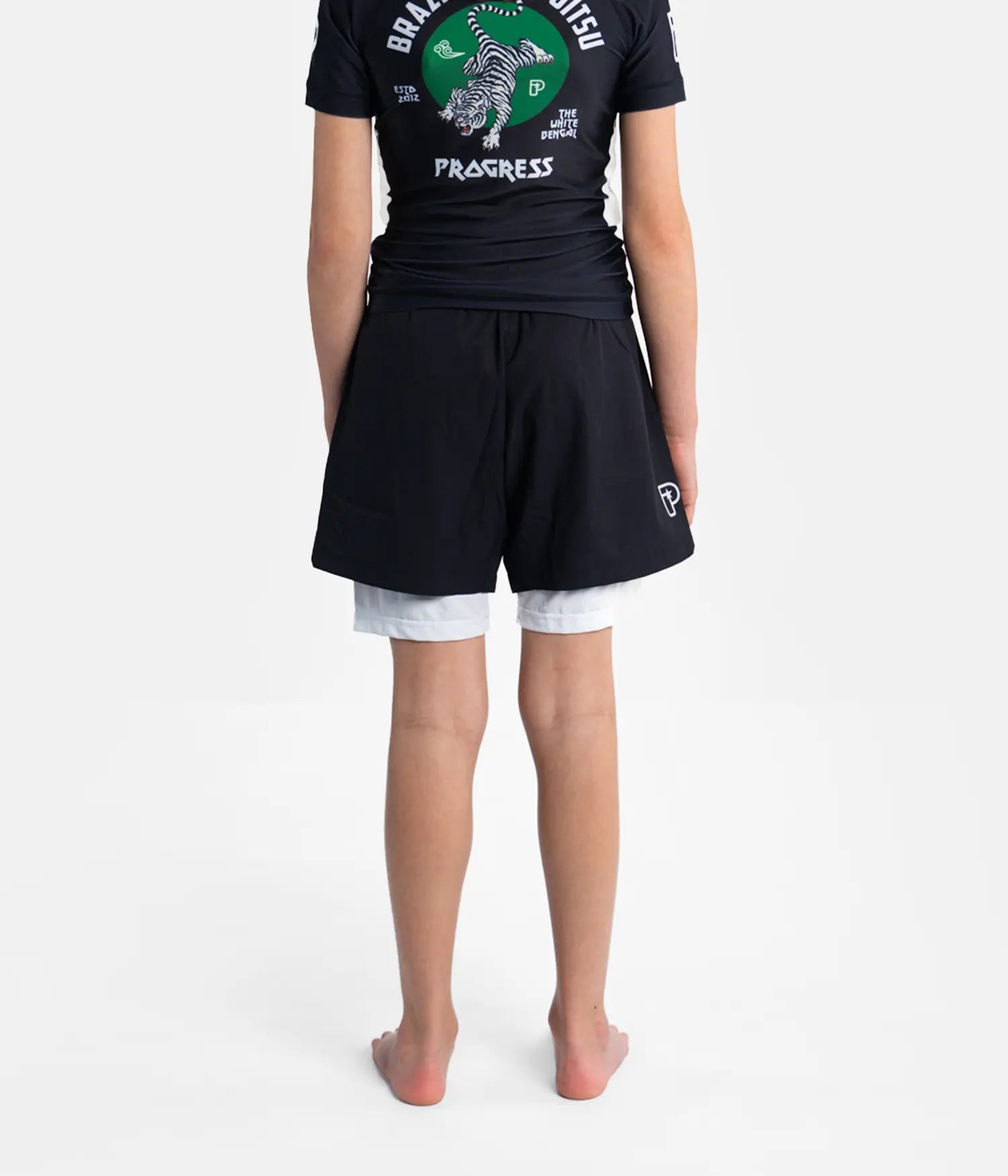 Kids Bengal Hybrid Shorts - Black Shorts