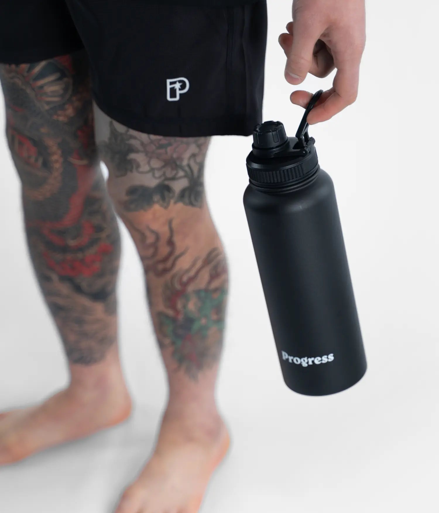 Progress 1.2L Water Bottle - Black Water Bottle