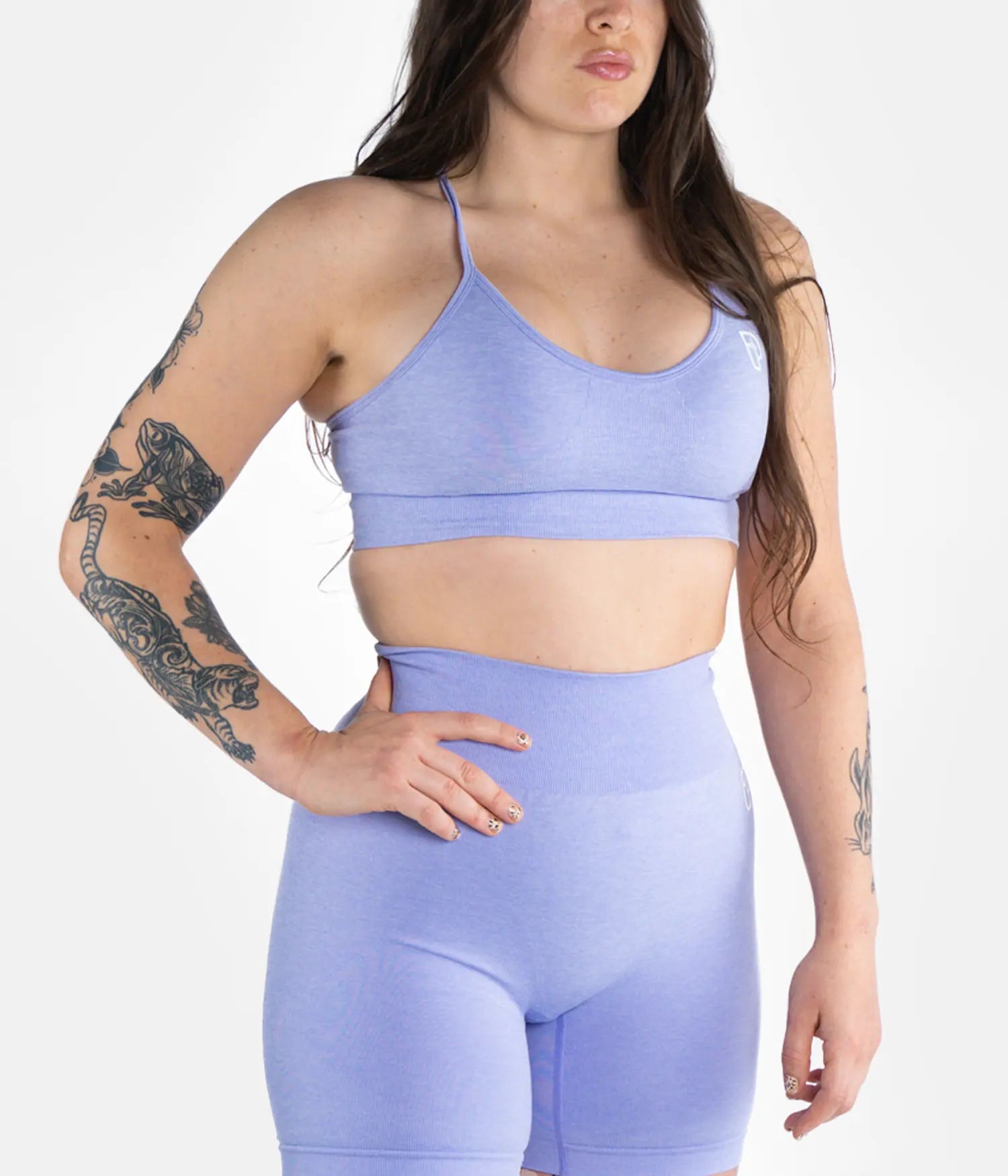 Eira Women's Seamless Sports Bra - Lilac Bra