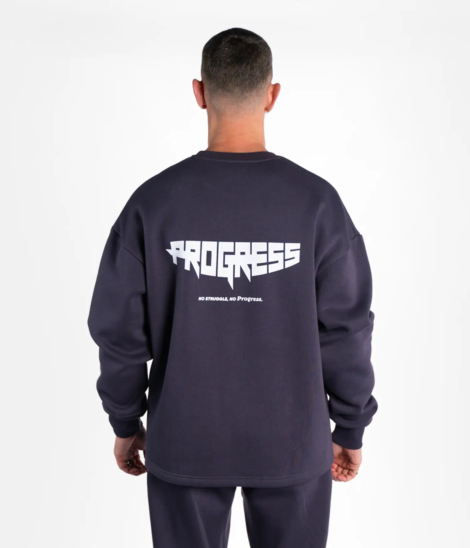 Calavera Open Pleat Crewneck - Brown Crew