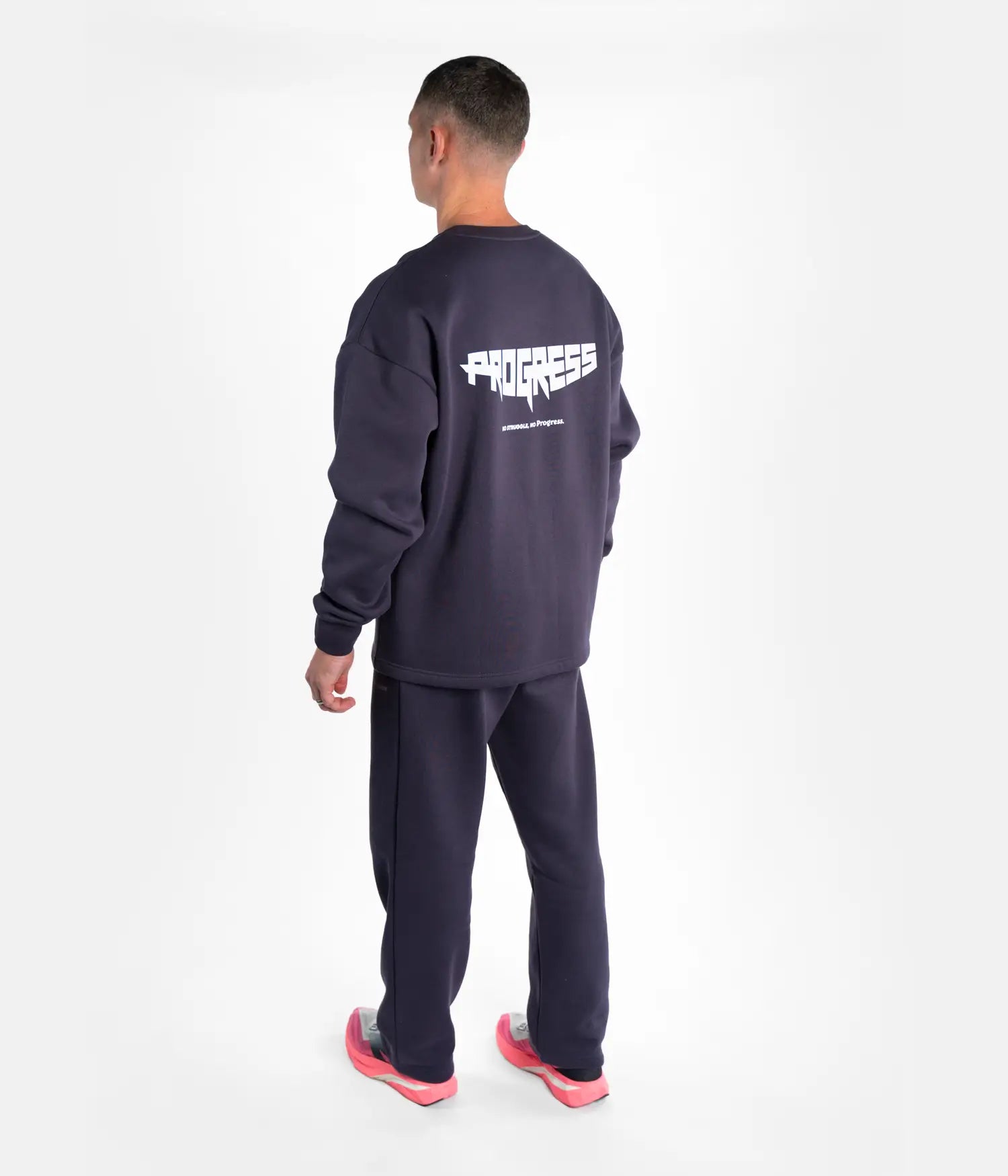 Calavera Open Pleat Crewneck - Brown Crew